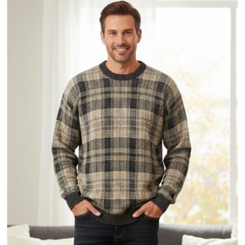 Lord & Taylor Sweater Casual Classics Crew Neck Made In USA Vintage Size L